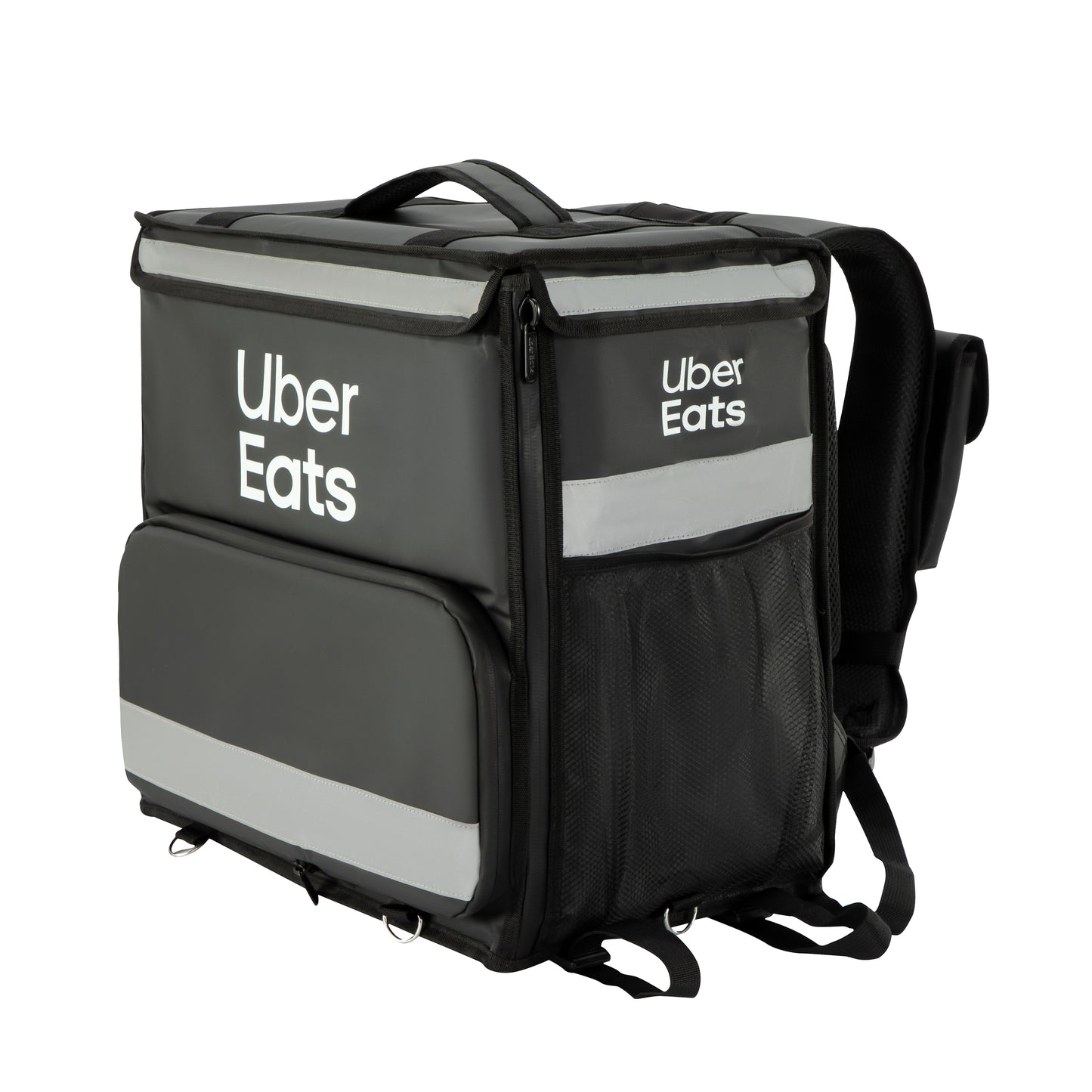Delivery Bag with White Logo (Black)