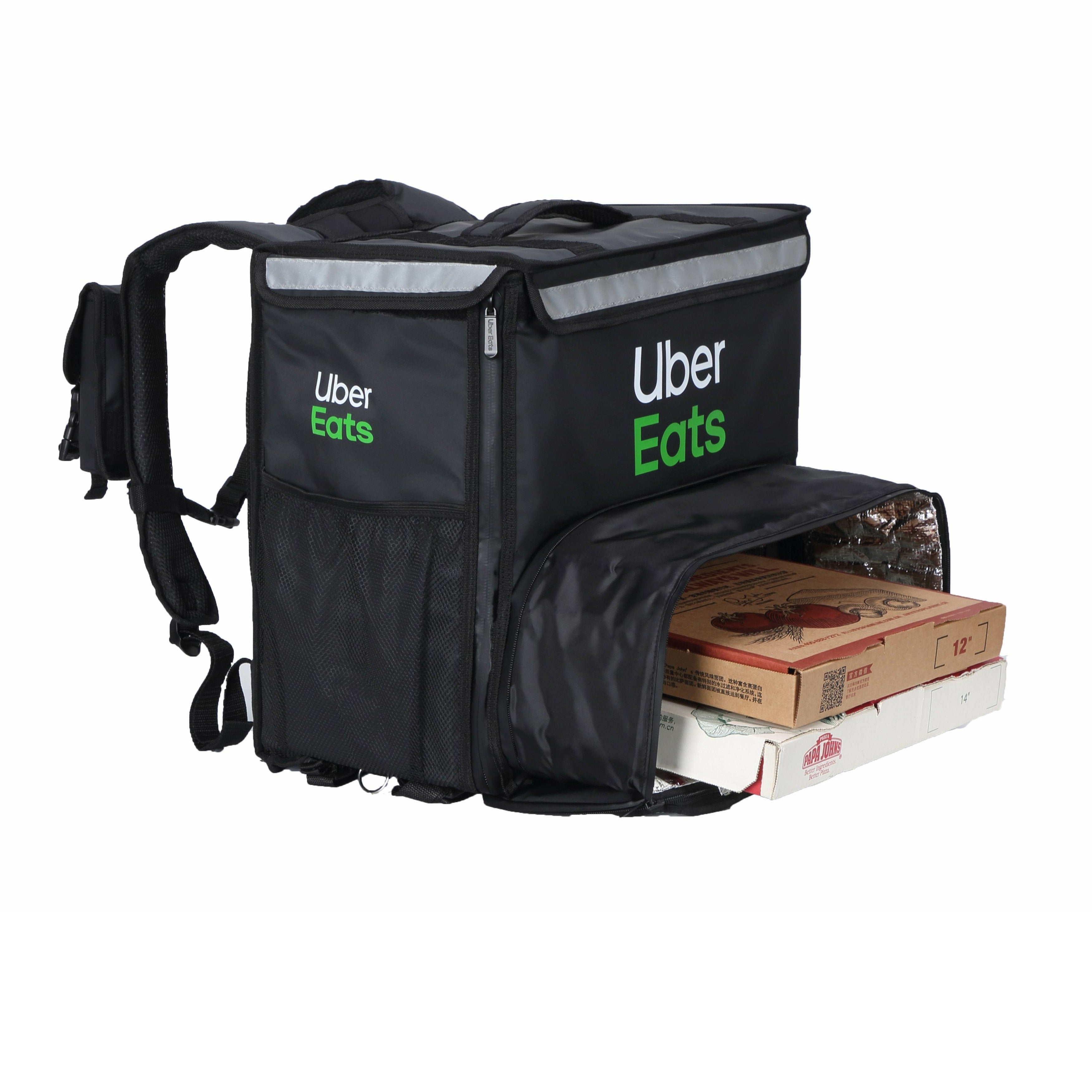 ロゴ入り配達バッグ（ブラック） Delivery Bag with Logo (Black) – Ubereatskit Japan ウーバーイーツ  配達バッグ 購入